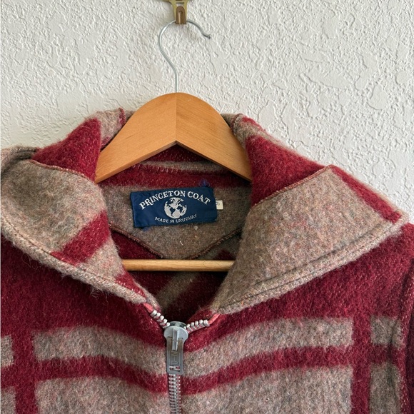 Princeton Rare Vintage Plaid Wool Coat - Picture 3 of 5